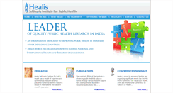 Desktop Screenshot of healis.org